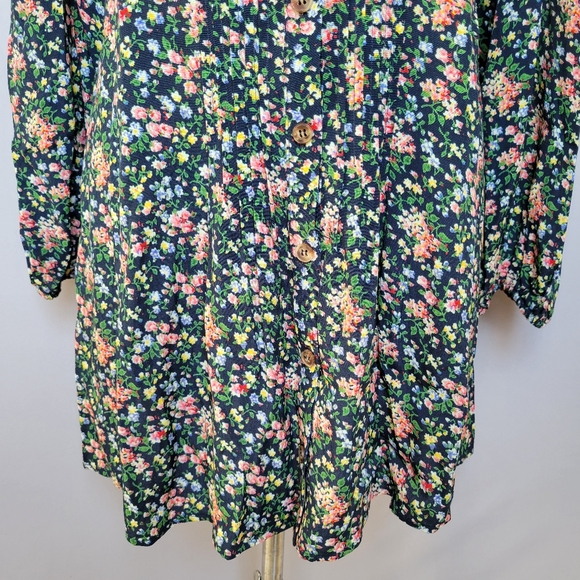 Sezane Sobral Mini Dress Garden Marine 38 or 6 - Picture 8 of 16